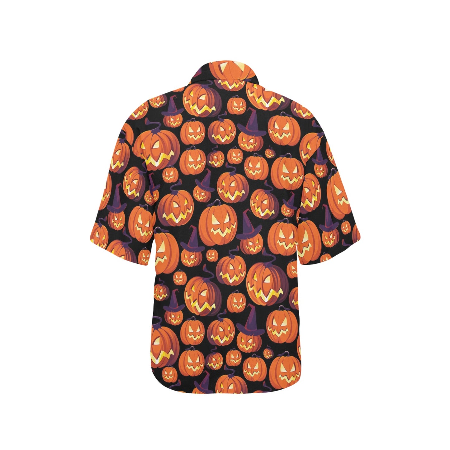 Halloween Pattern Print Design 04 Women's Hawaiian Shirt
