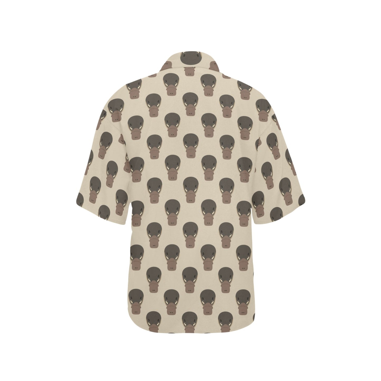 Platypus Pattern Print Design A03 Women's Hawaiian Shirt