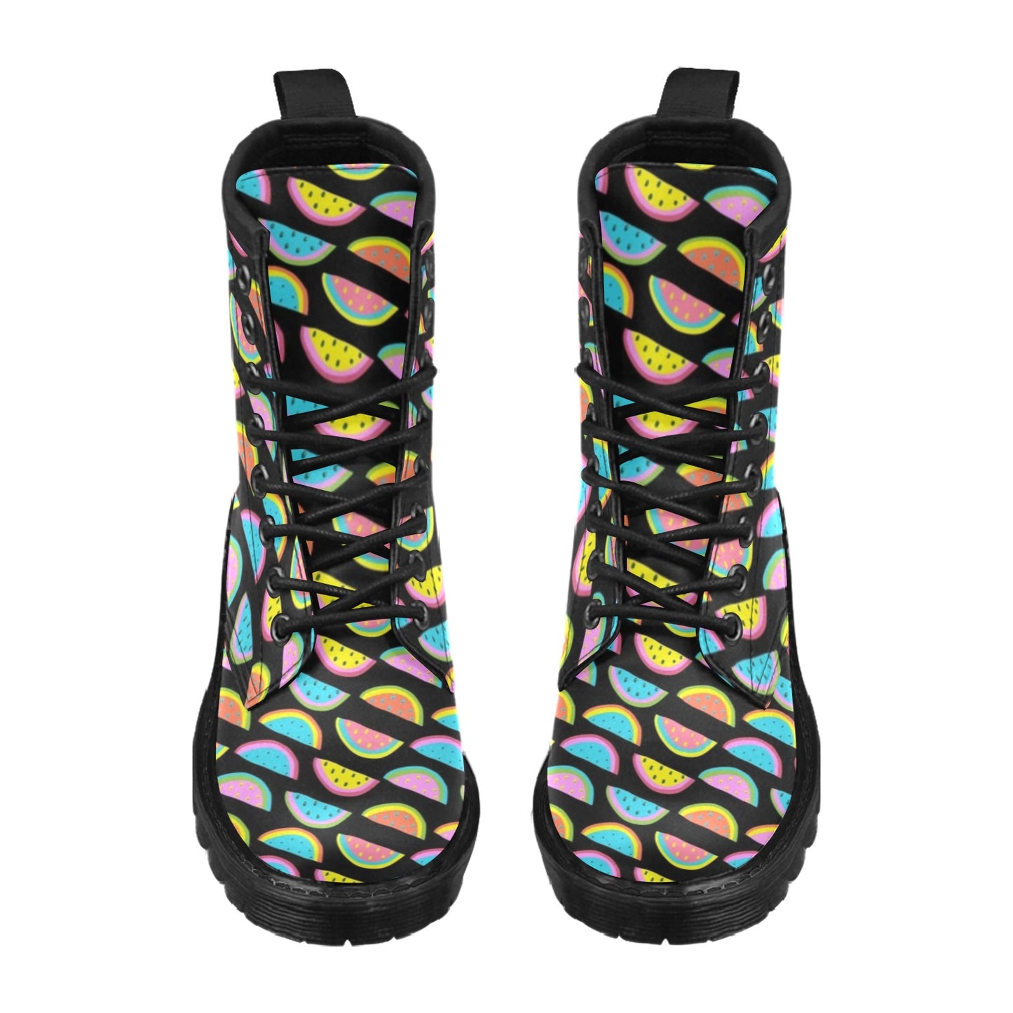 Watermelon Pattern Print Design WM08 Women's Boots