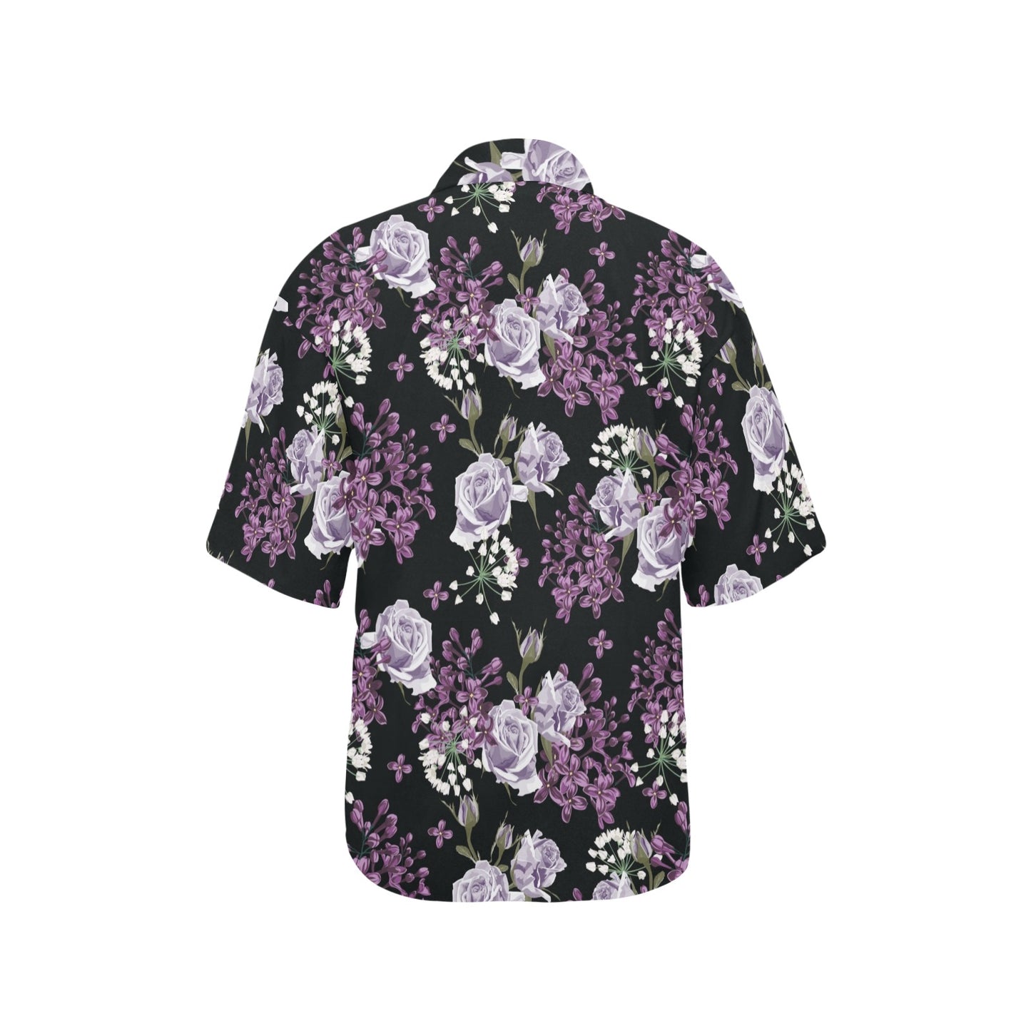 Lilac Pattern Print Design LI04 Women's Hawaiian Shirt