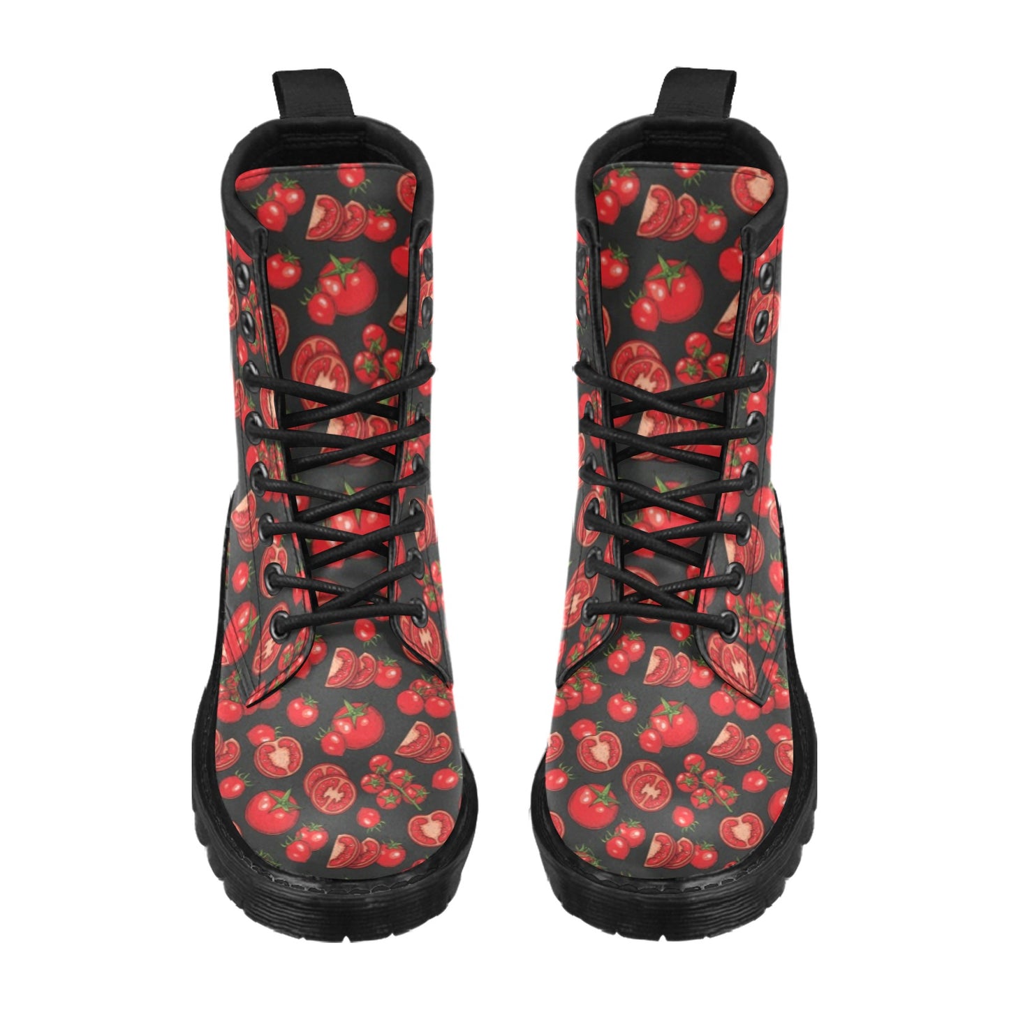 Tomato Print Design LKS303 Women's Boots