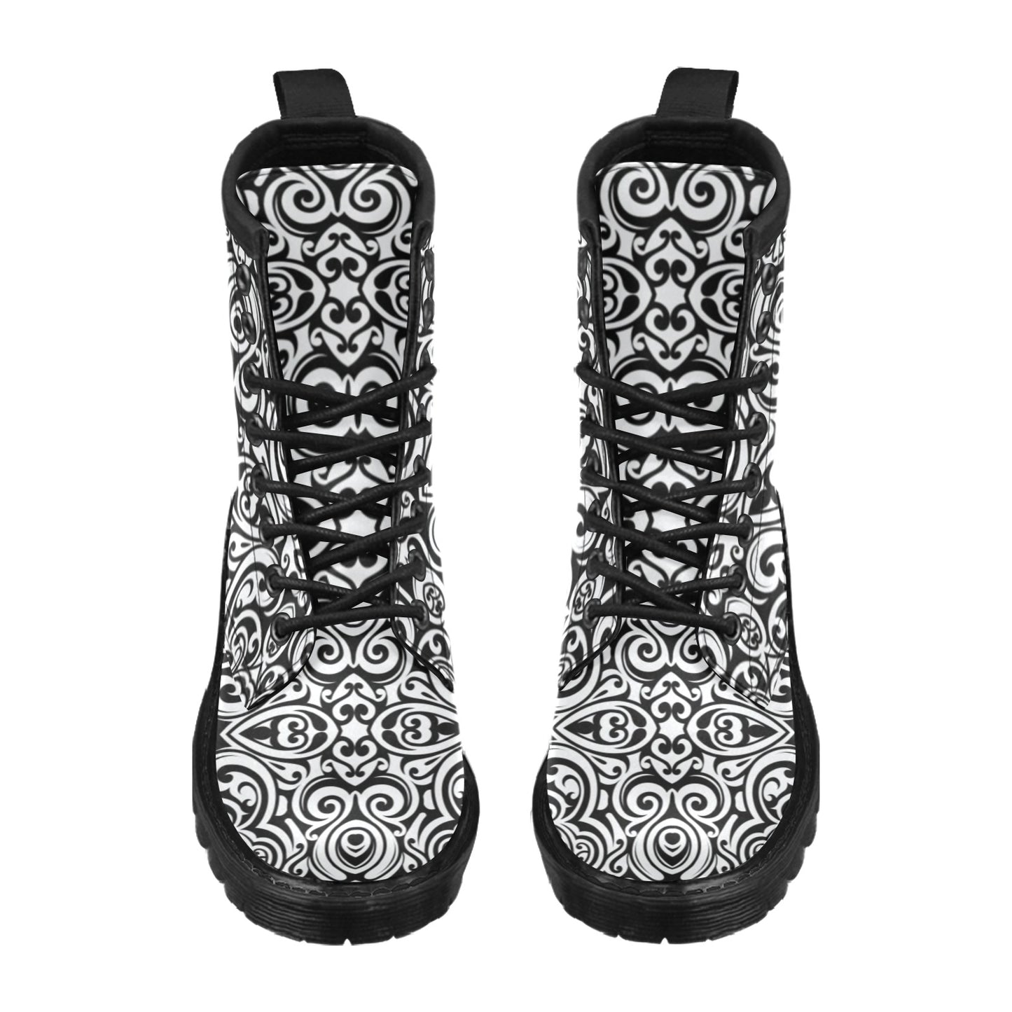 Polynesian Tattoo Pattern Women's Boots