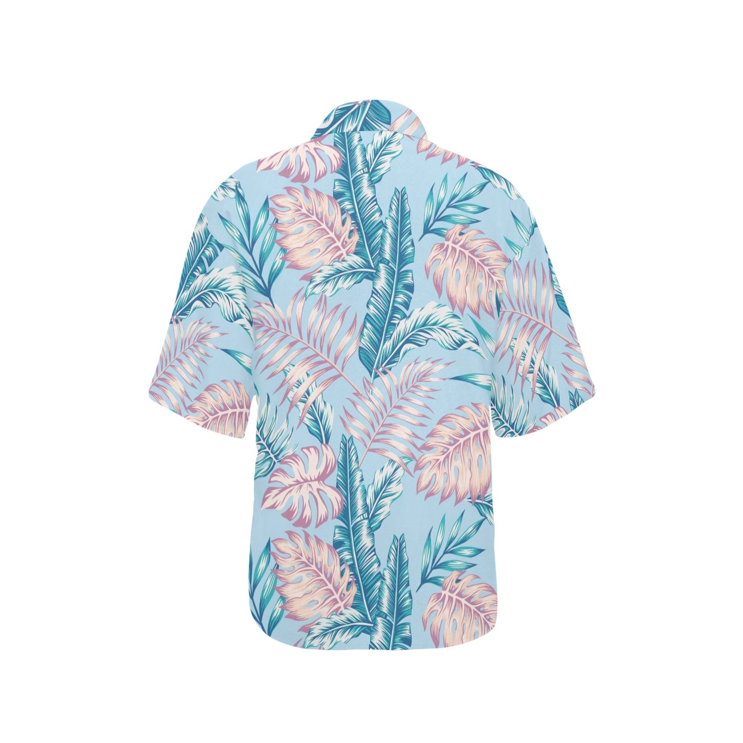 Tropical Flower Pattern Print Design TF01 Women's Hawaiian Shirt