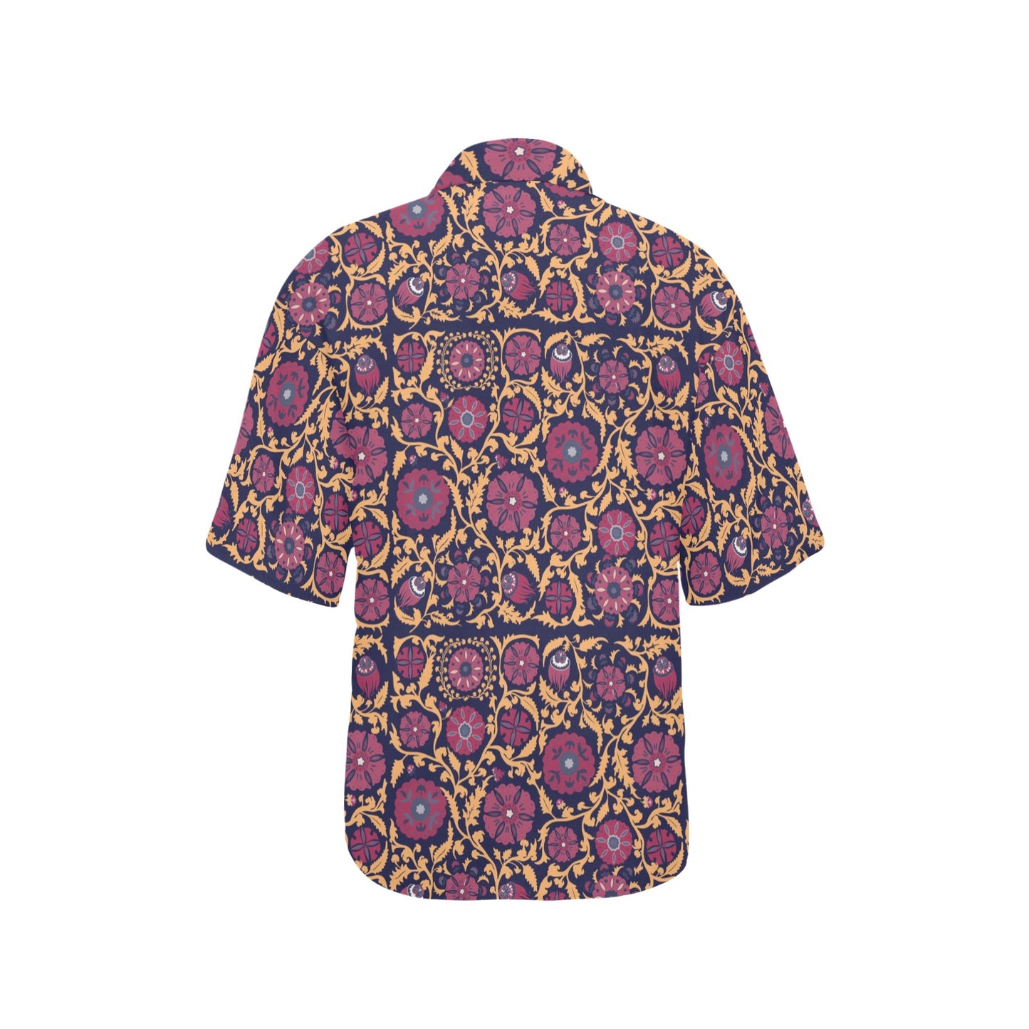 Suzani Print Design LKS303 Women's Hawaiian Shirt
