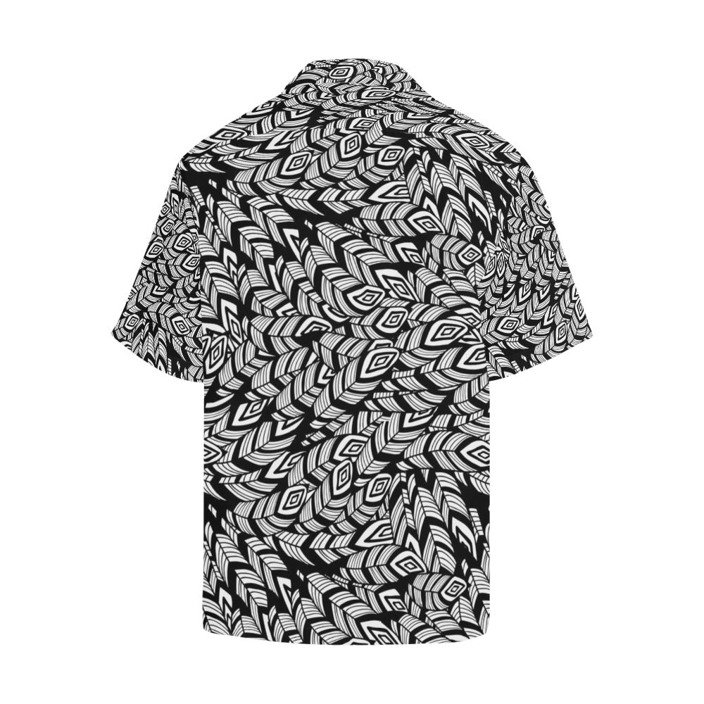 Tribal Pattern Print Design LKS302 Men's Hawaiian Shirt