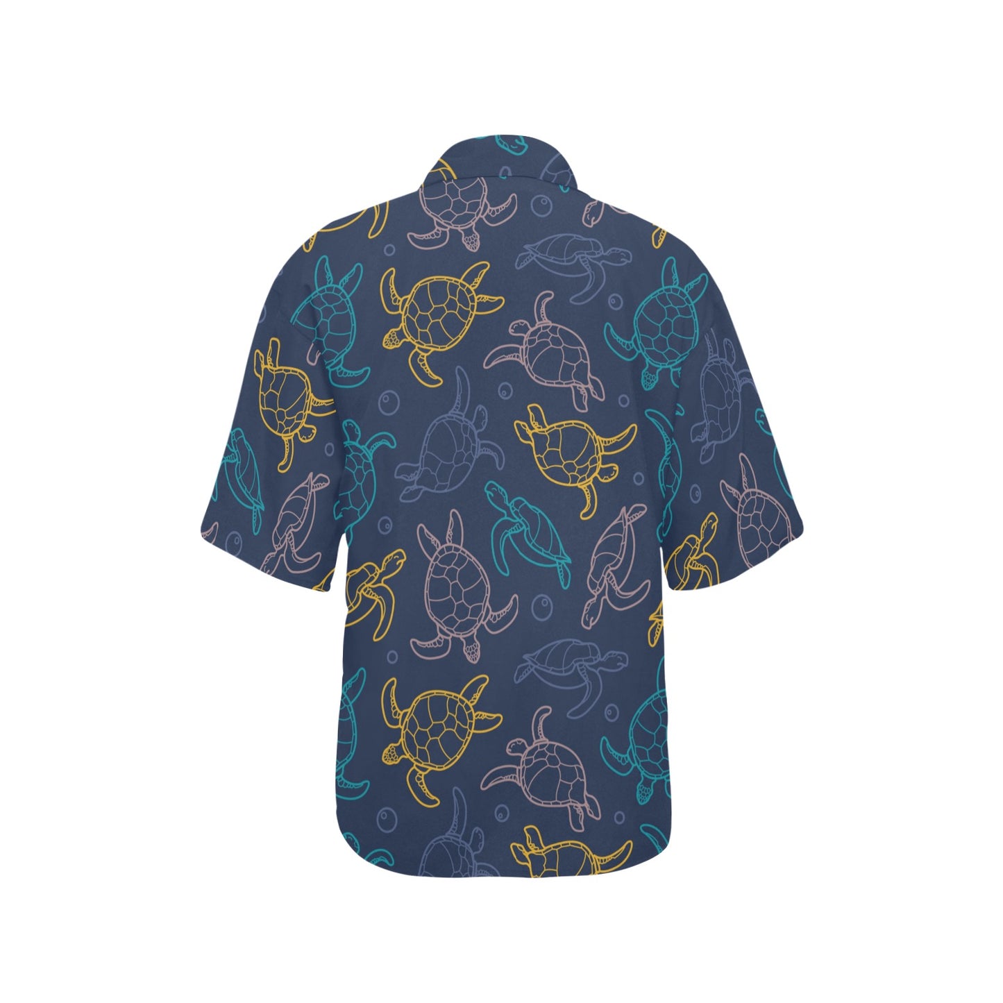 Sea Turtle Baby Print Women's Hawaiian Shirt