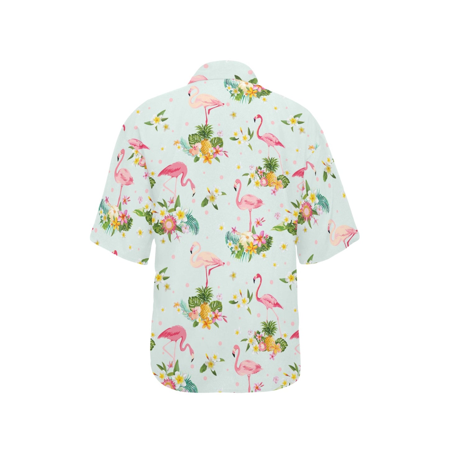 Flamingo Sweet Pattern Women's Hawaiian Shirt