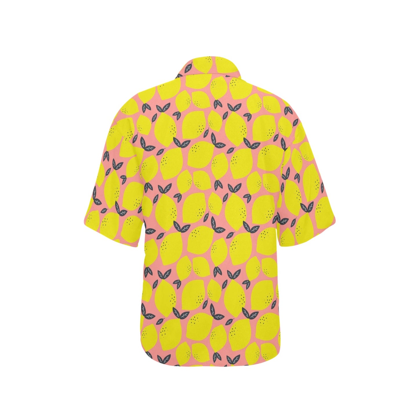 Lemon Pattern Print Design LM03 Women's Hawaiian Shirt