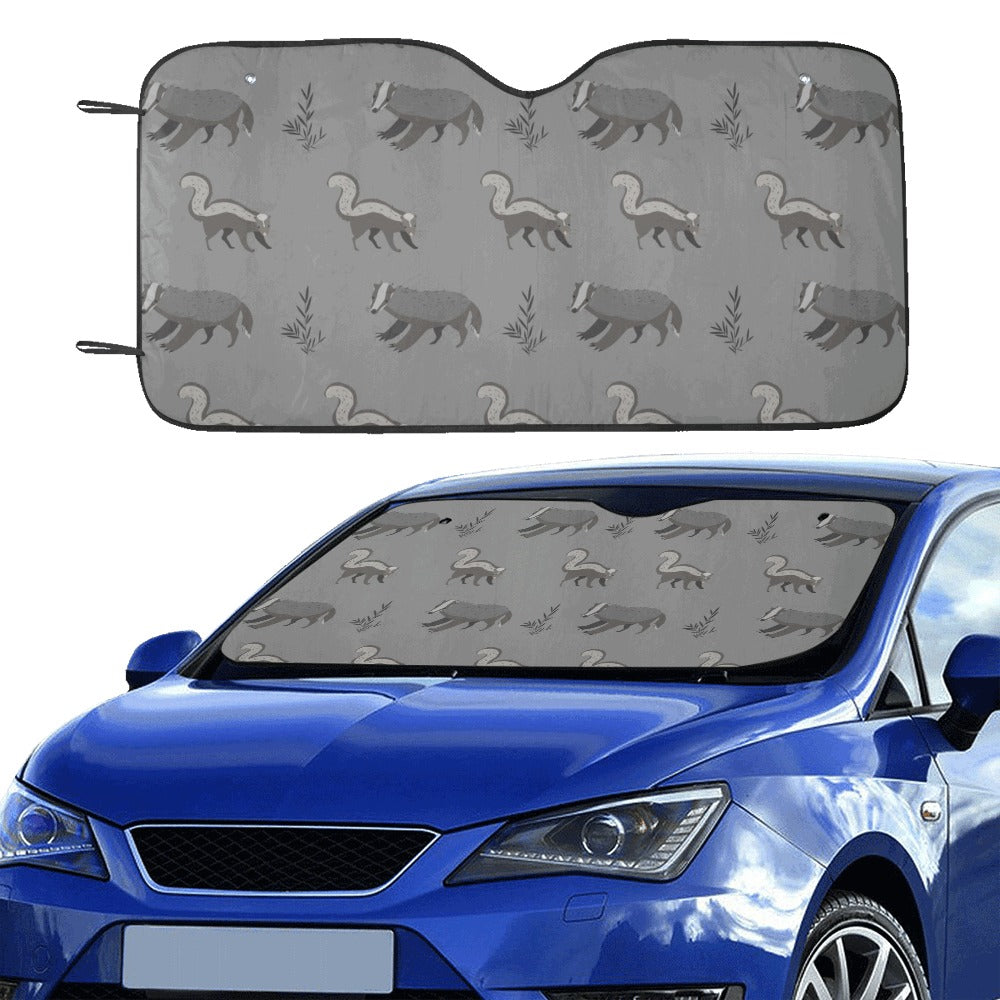 Skunk Print Design LKS301 Car front Windshield Sun Shade