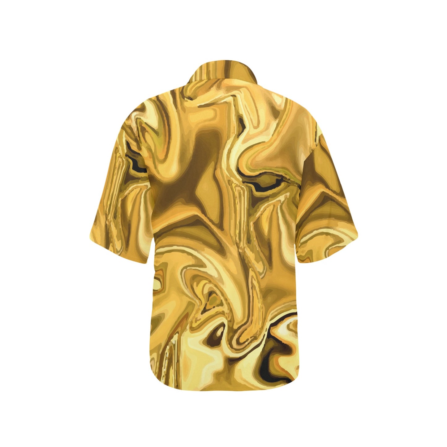 Liquid Pattern Print Design 03 Women's Hawaiian Shirt