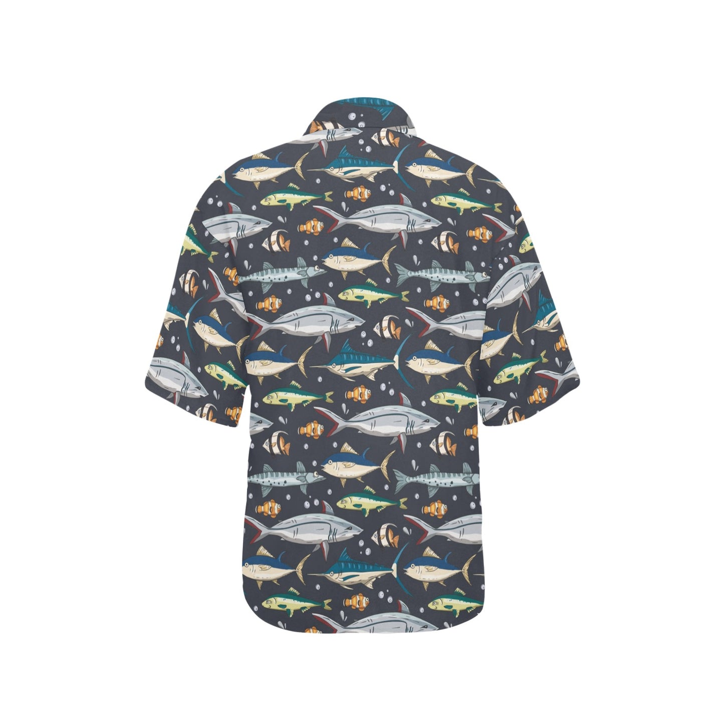 Swordfish Pattern Print Design 04 Women's Hawaiian Shirt