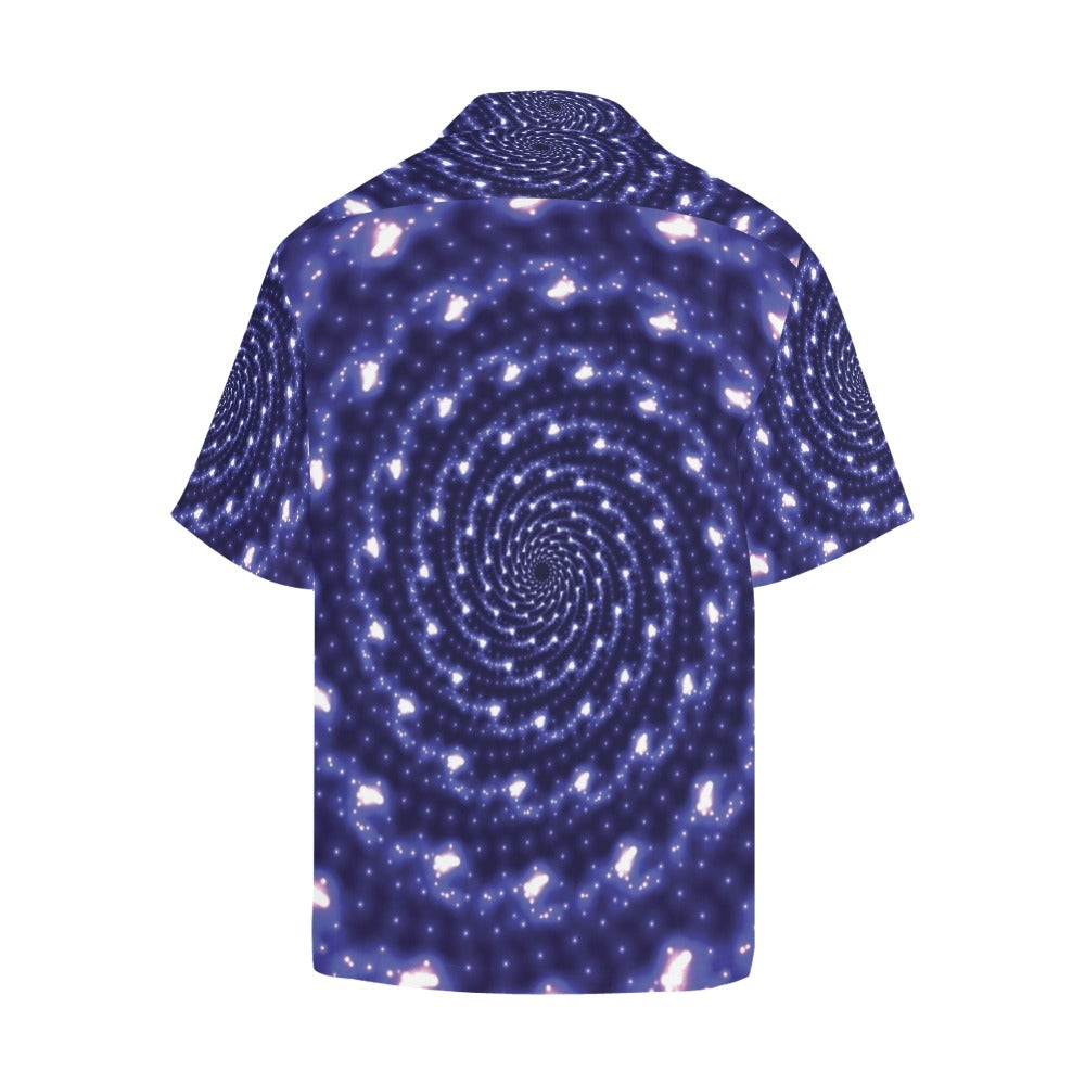 Vortex Print Design LKS305 Men's Hawaiian Shirt