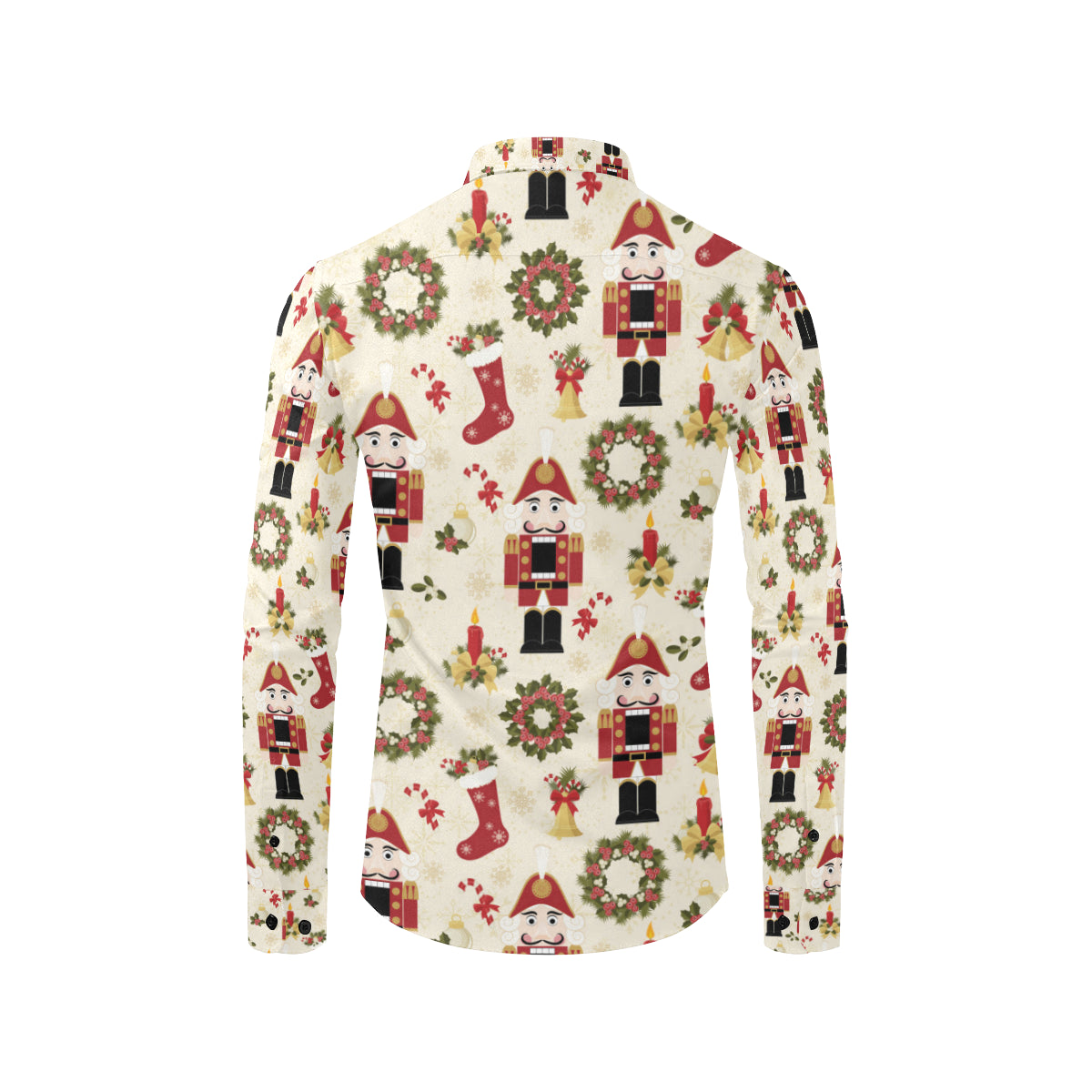 Nutcracker Pattern Print Design A01 Men's Long Sleeve Shirt