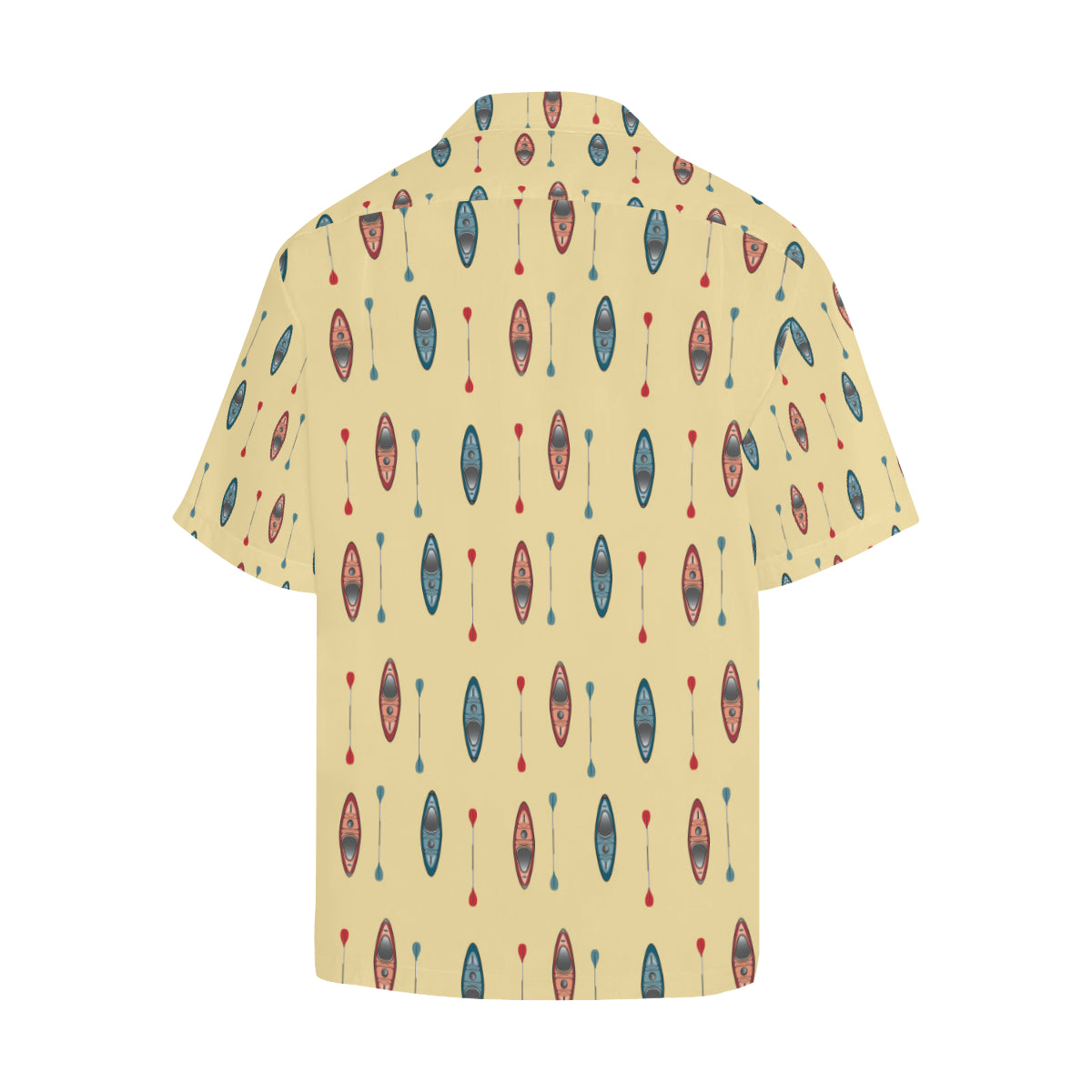 Kayak Pattern Print Design 02 Men's Hawaiian Shirt