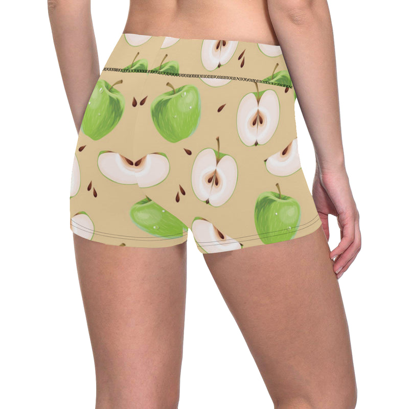 Apple Pattern Print Design AP07 Yoga Shorts