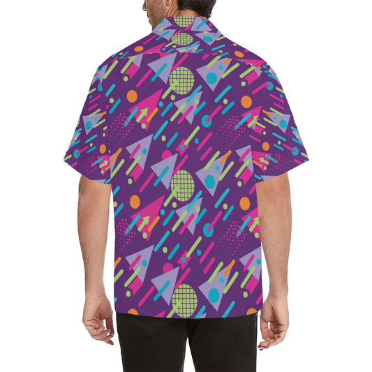 90s Pattern Print Design 4 Men's Hawaiian Shirt