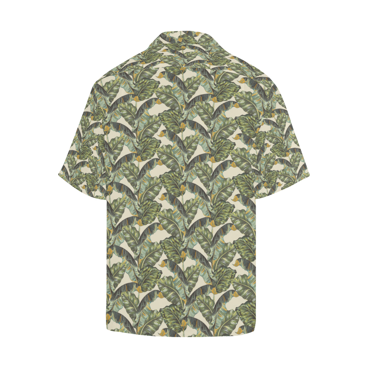 Banana Leaf Pattern Print Design 04 Men's Hawaiian Shirt