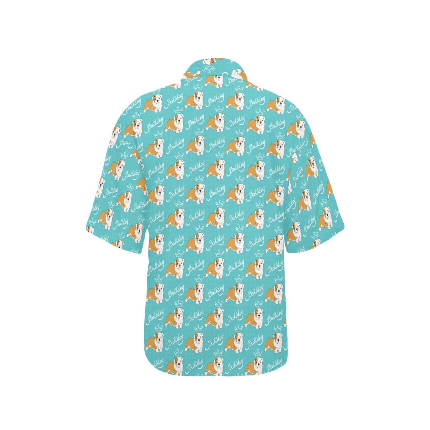 Bulldogs Pattern Print Design 05 Women's Hawaiian Shirt