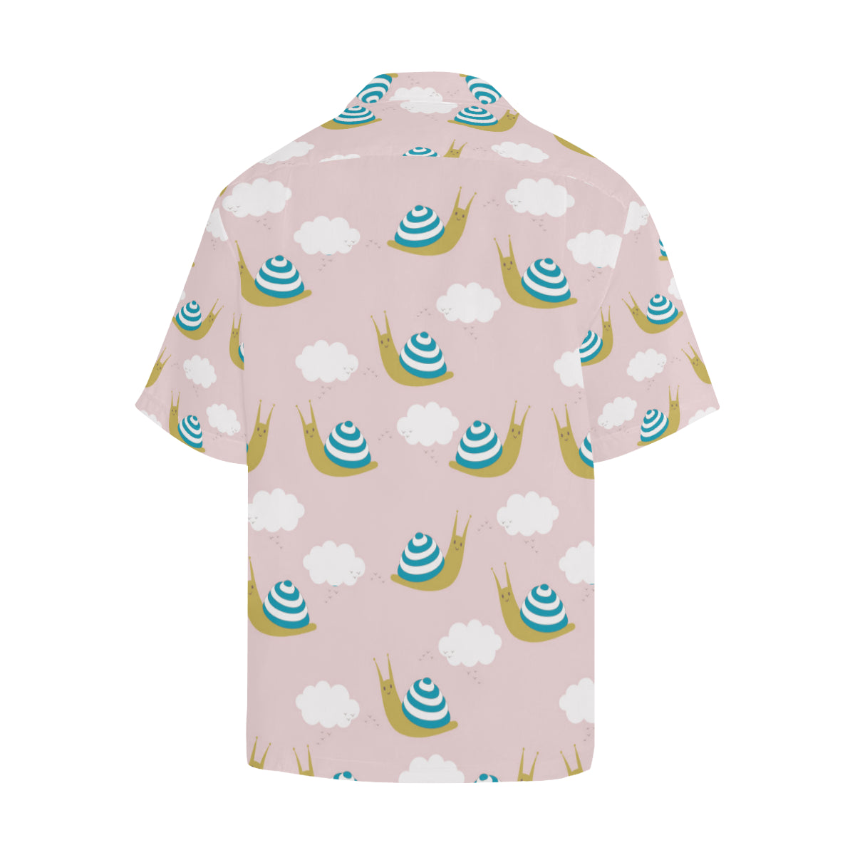 Snail Pattern Print Design 02 Men's Hawaiian Shirt
