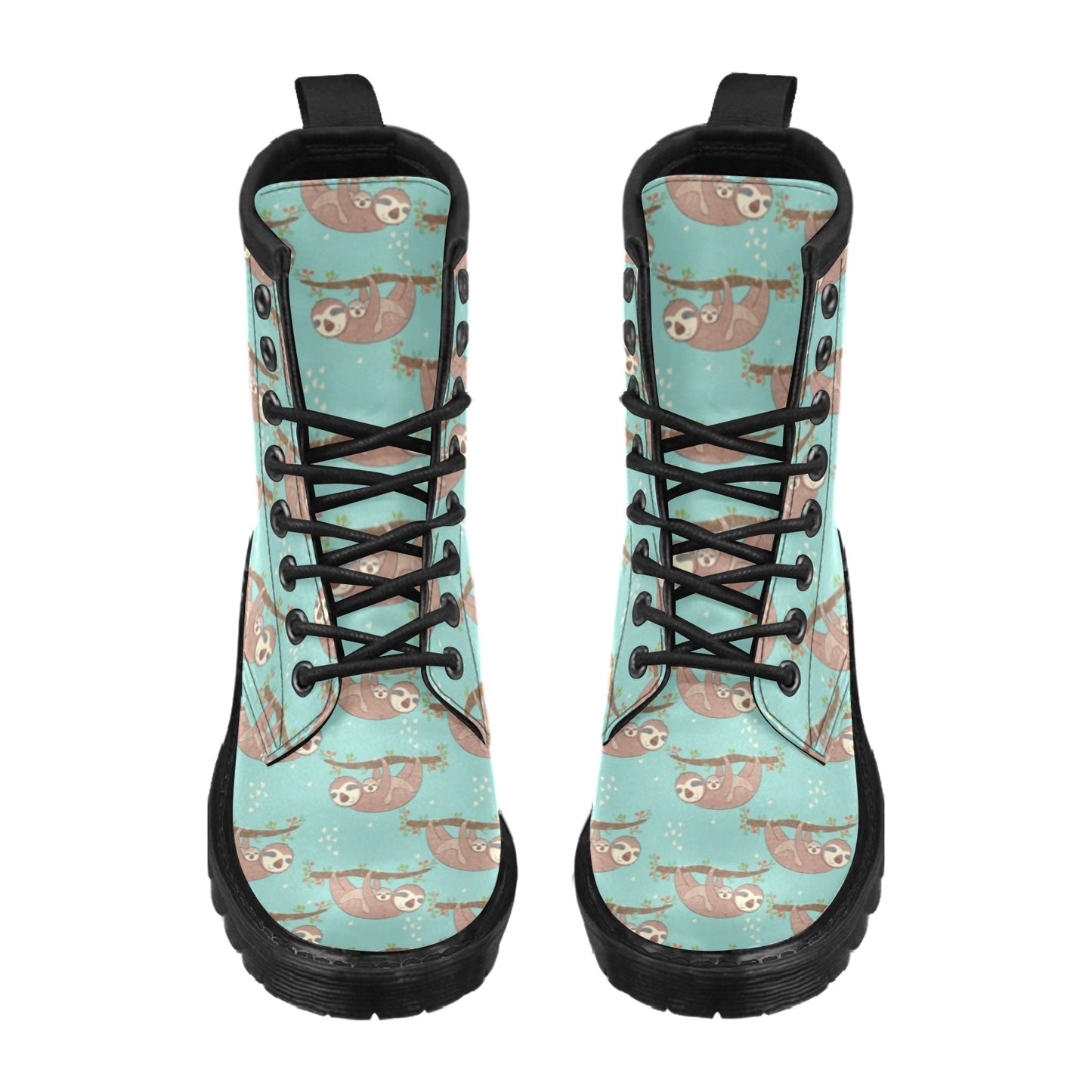 Sloth Print Design LKS302 Women's Boots