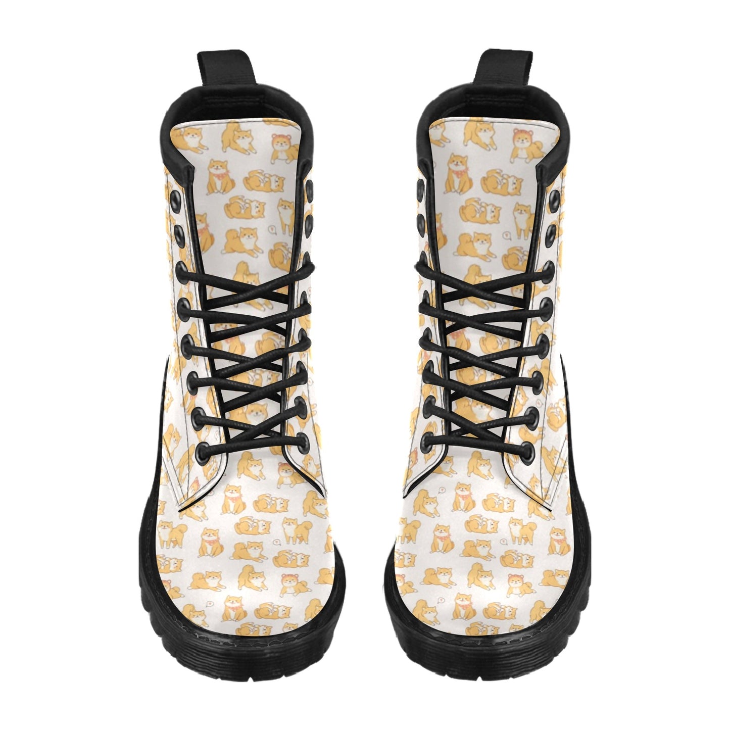 Shiba Inu Print Design LKS308 Women's Boots