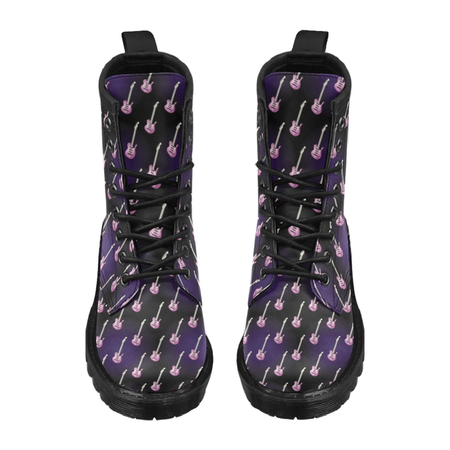 Electric Guitar Print Design LKS405 Women's Boots