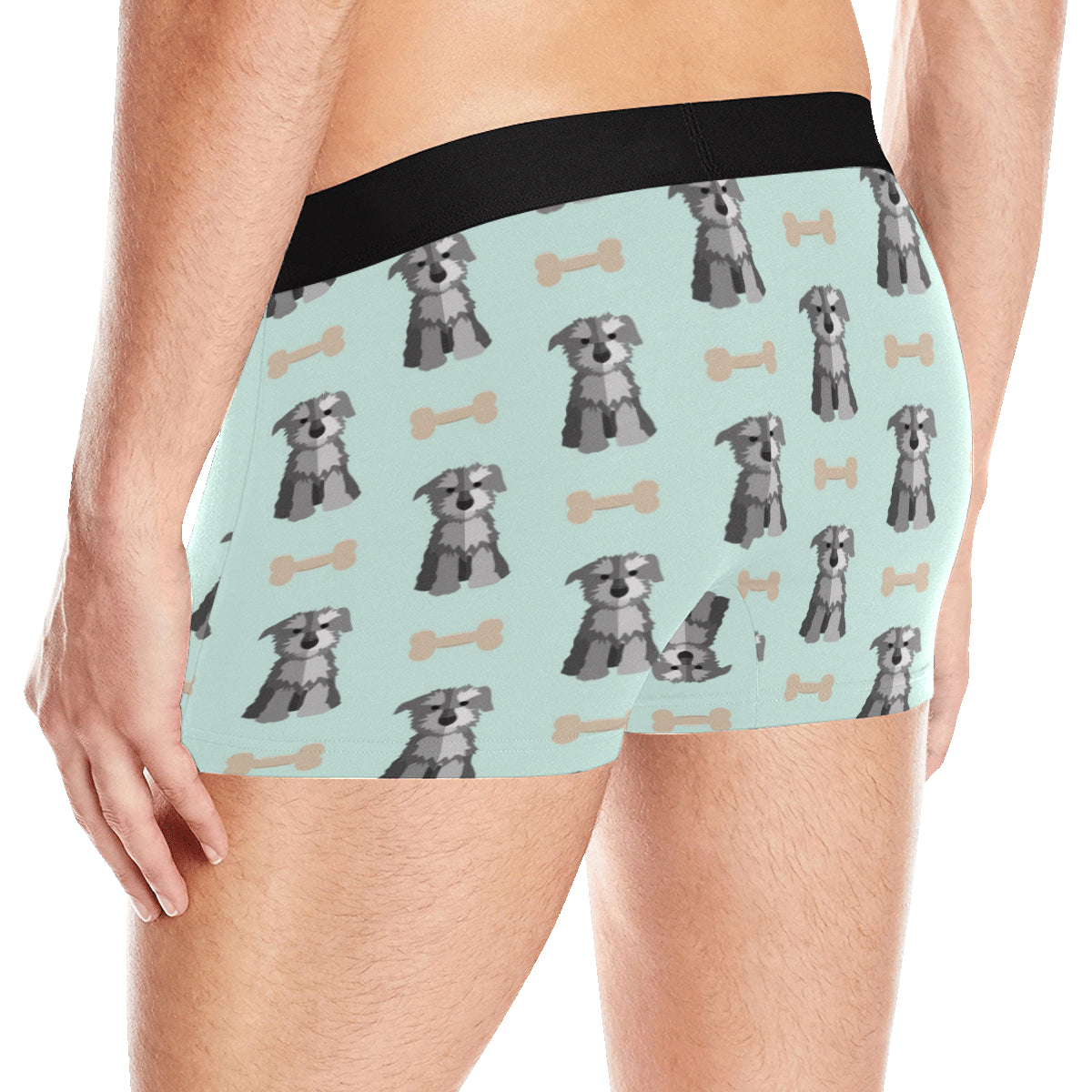 Schnauzers Pattern Print Design A03 Men's Boxer Briefs