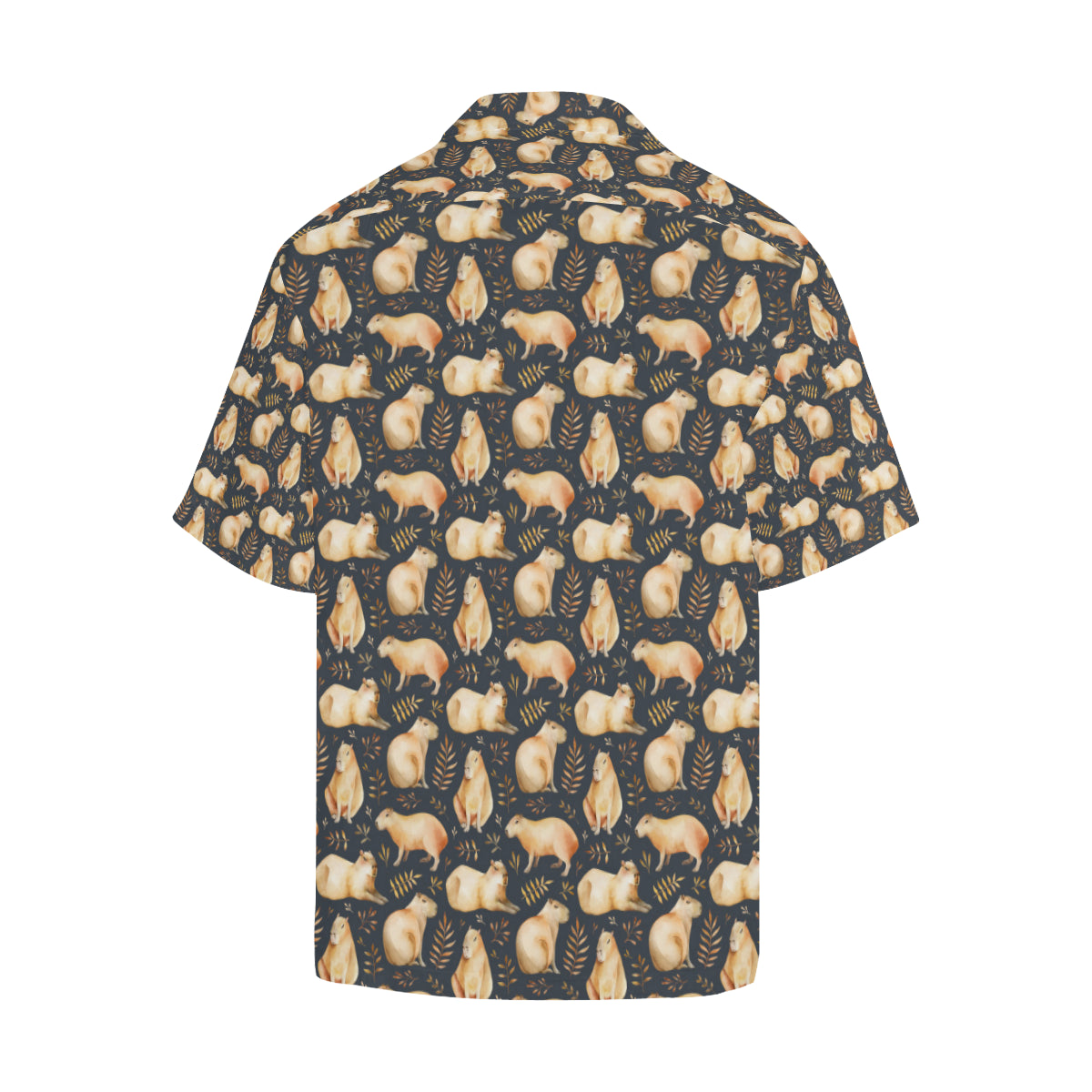 Capybara Pattern Print Design 02 Men's Hawaiian Shirt