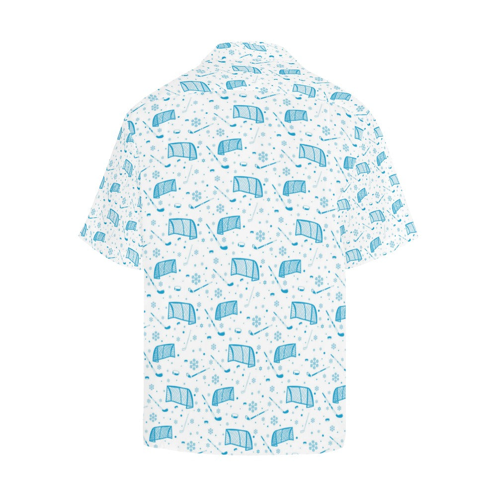 Hockey Print Design LKS303 Men's Hawaiian Shirt