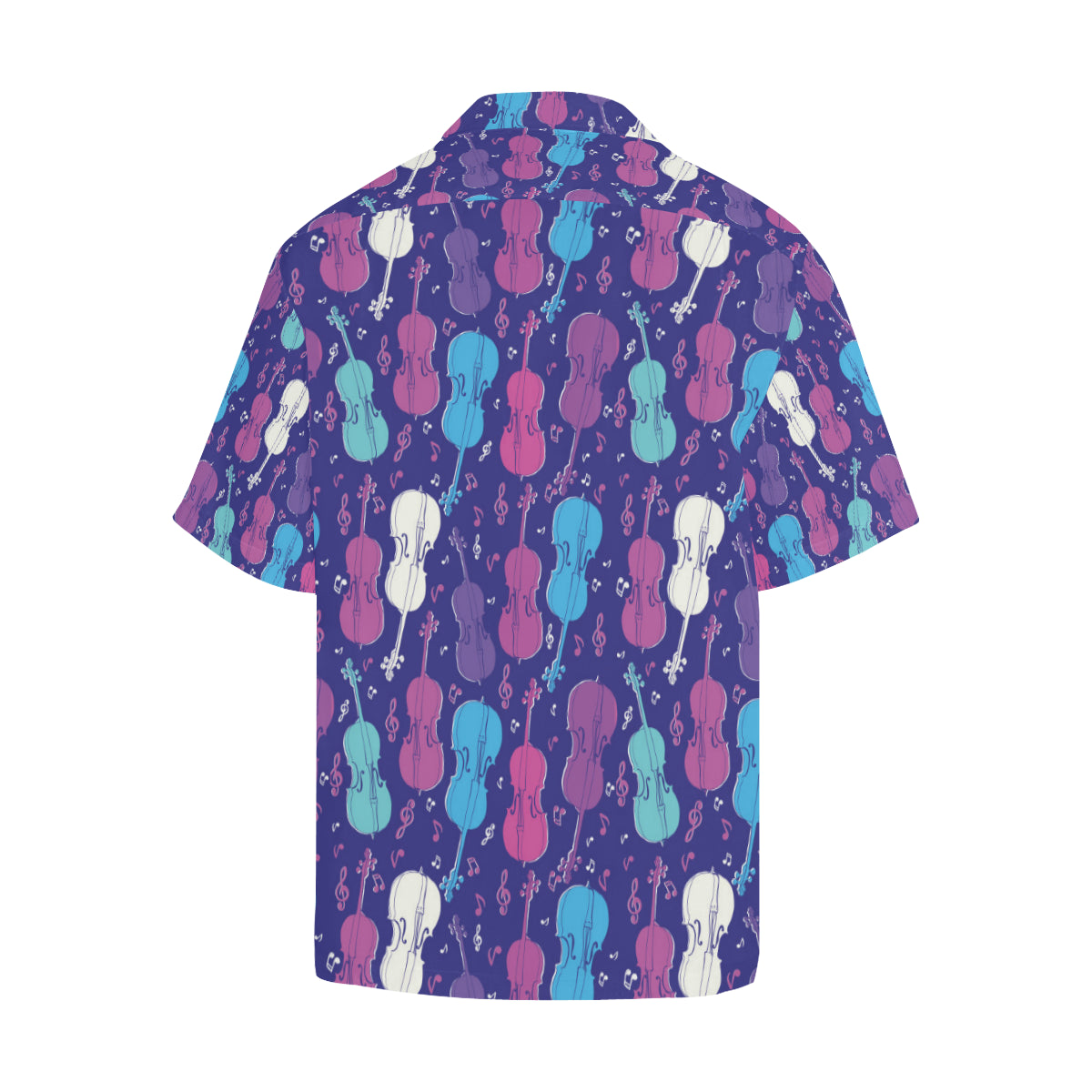 Cello Pattern Print Design 01 Men's Hawaiian Shirt