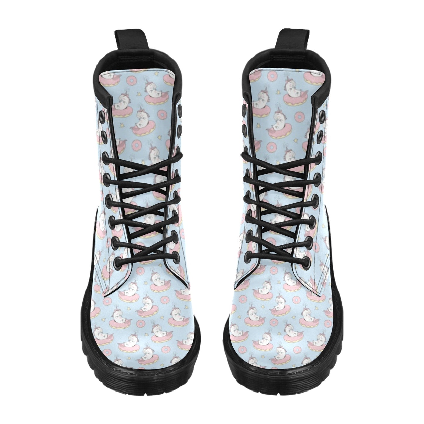 Unicorn Print Design LKS303 Women's Boots