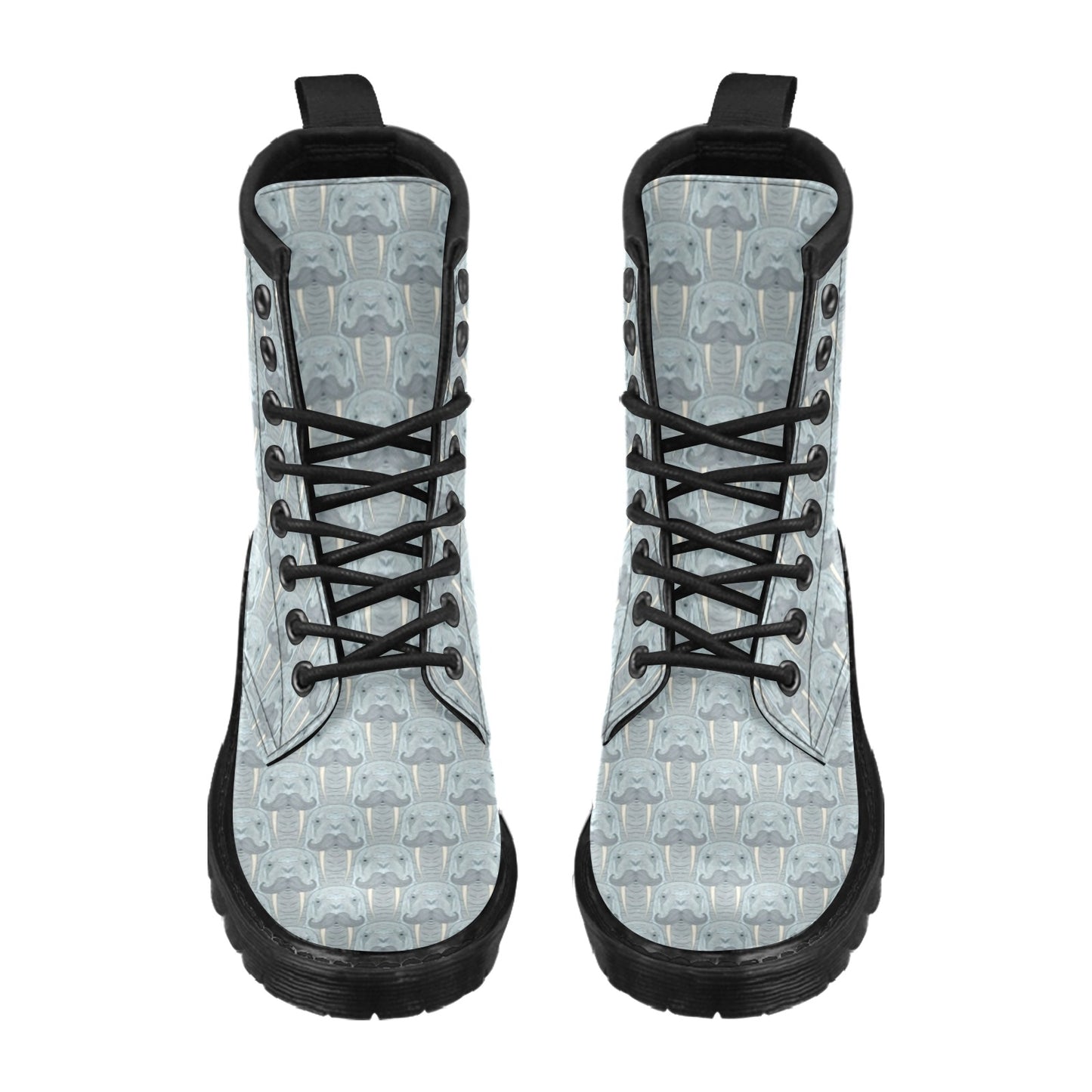 Walrus Print Design LKS402 Women's Boots