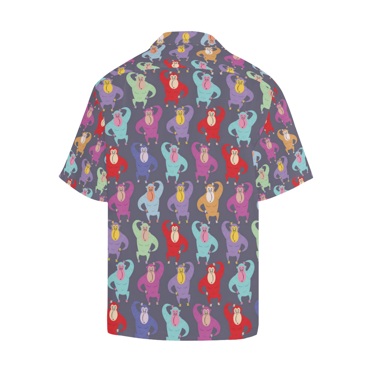 Chimpanzee Pattern Print Design 03 Men's Hawaiian Shirt