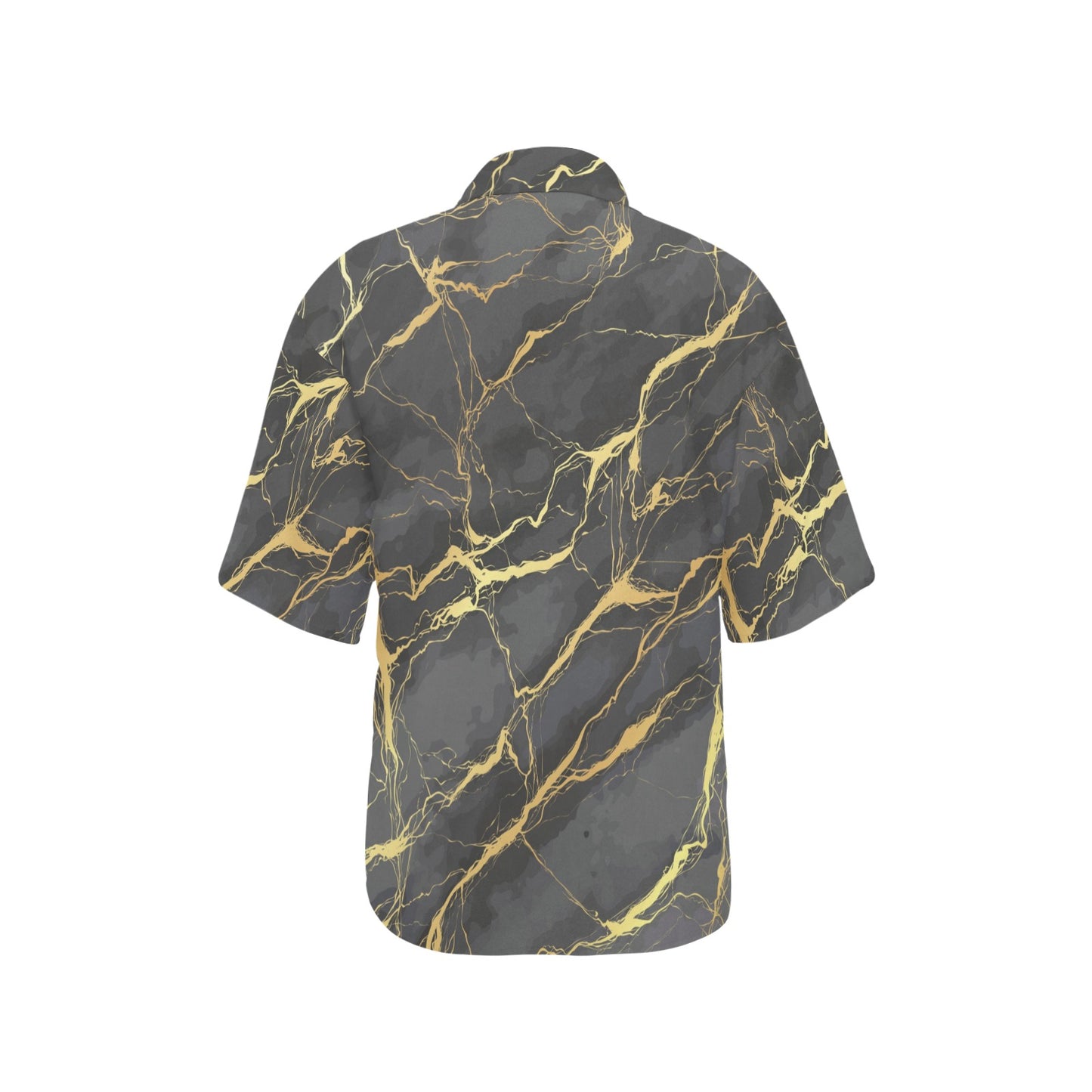 Marble Pattern Print Design 02 Women's Hawaiian Shirt