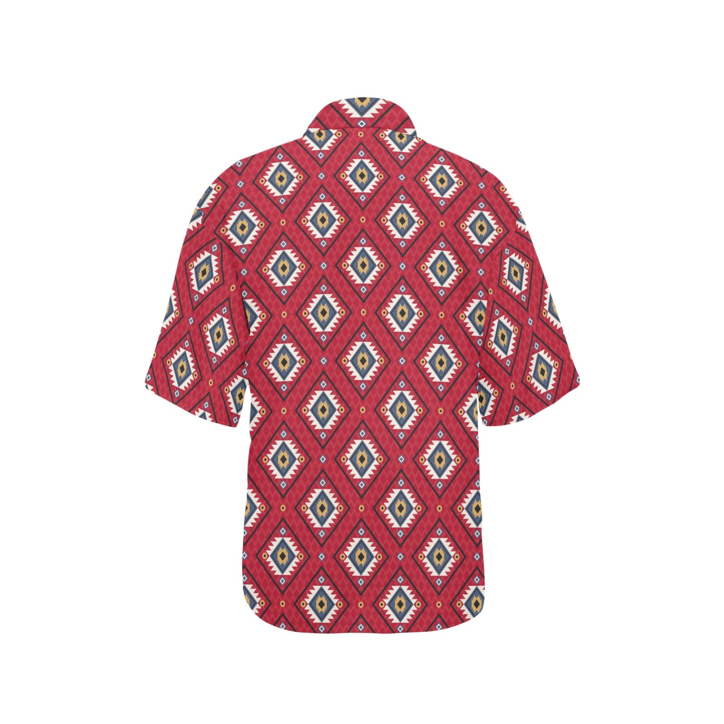 Aztec Pattern Print Design 10 Women's Hawaiian Shirt