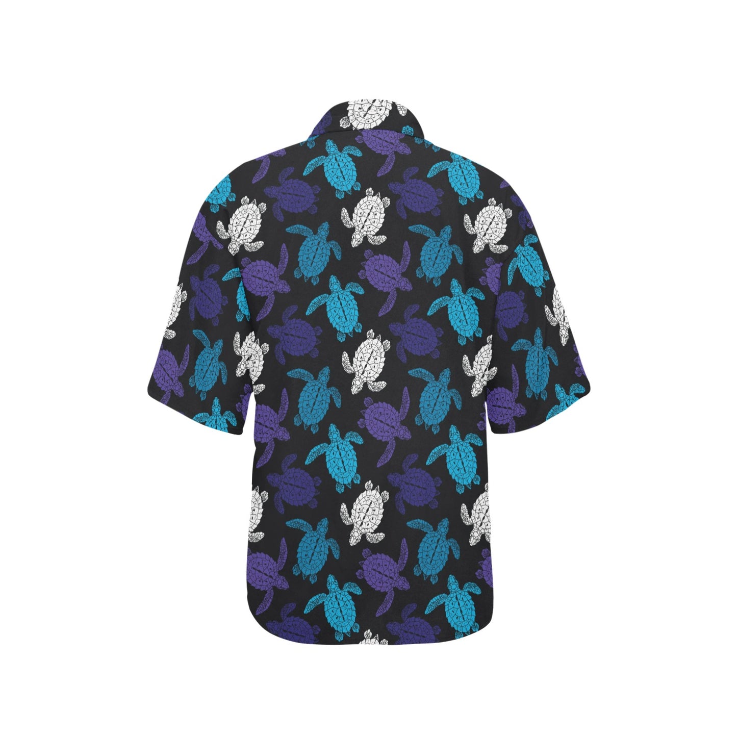 Sea Turtle Print Design LKS306 Women's Hawaiian Shirt