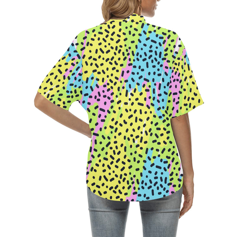 90s Pattern Print Design 2 Women's Hawaiian Shirt