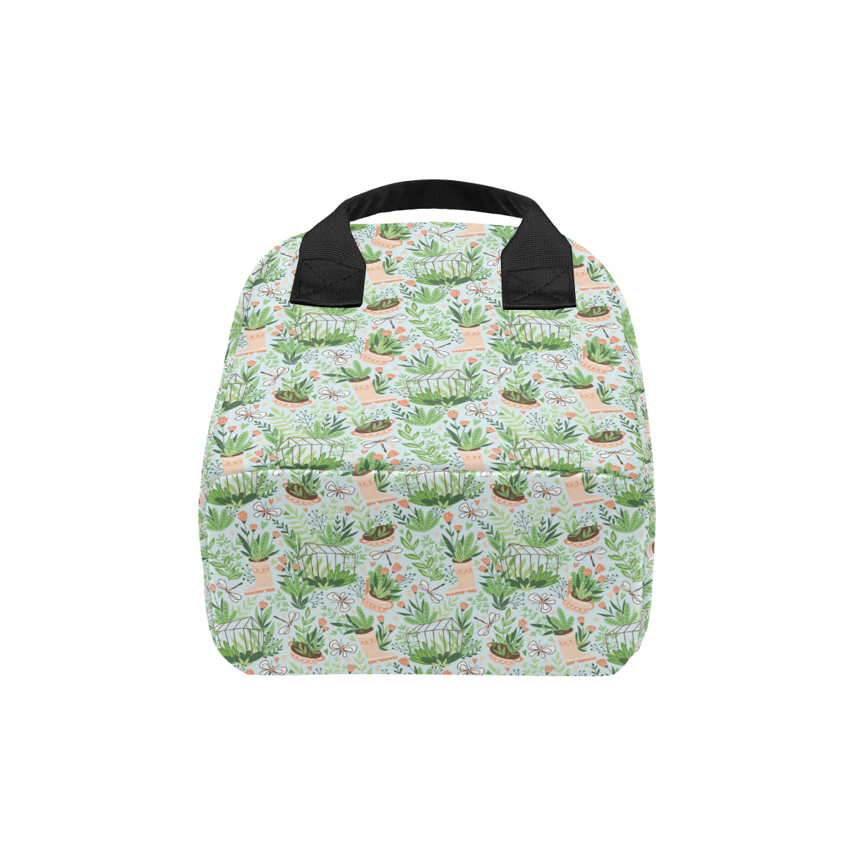 Gardening Pattern Print Design G04 Insulated Lunch Bag
