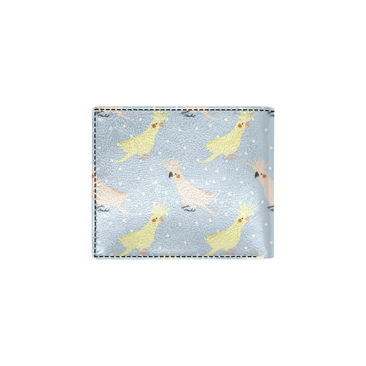 Cockatiel Pattern Print Design 03 Men's ID Card Wallet