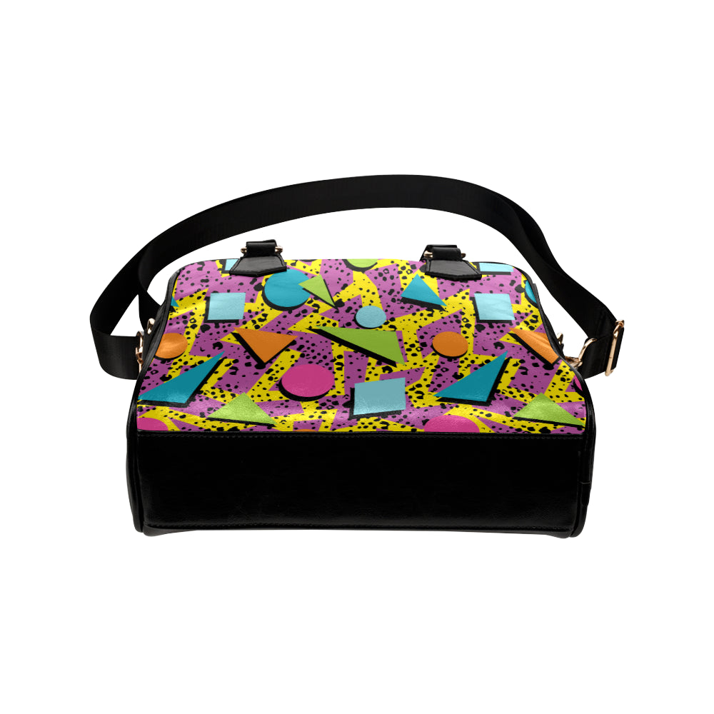 80s Pattern Print Design 1 Shoulder Handbag