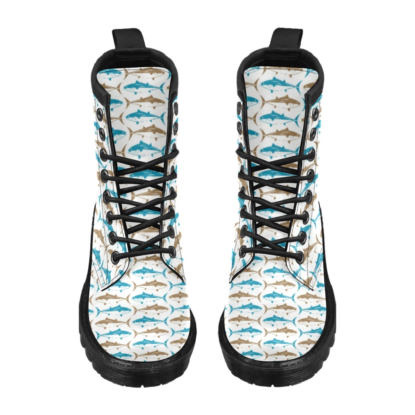 Tuna Fish Print Design LKS301 Women's Boots