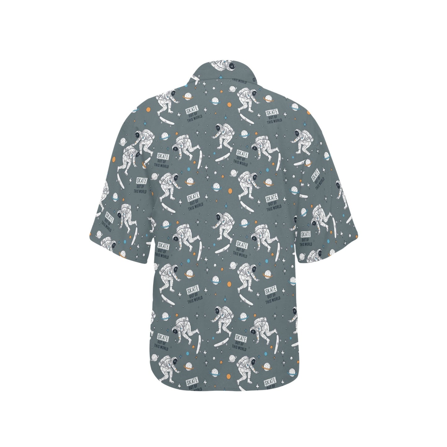 Skateboard Print Design LKS306 Women's Hawaiian Shirt