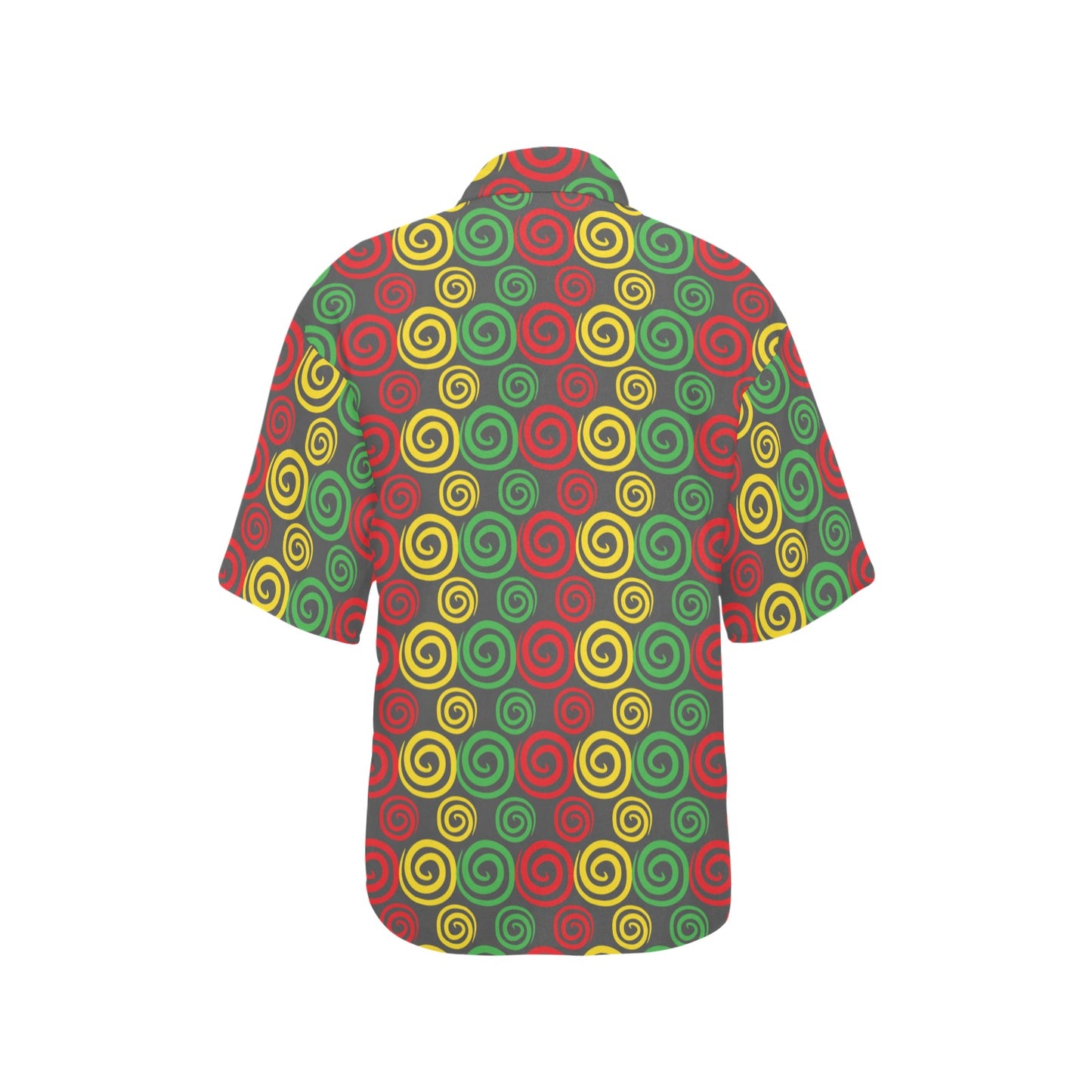 Rastafarian Pattern Print Design A05 Women's Hawaiian Shirt