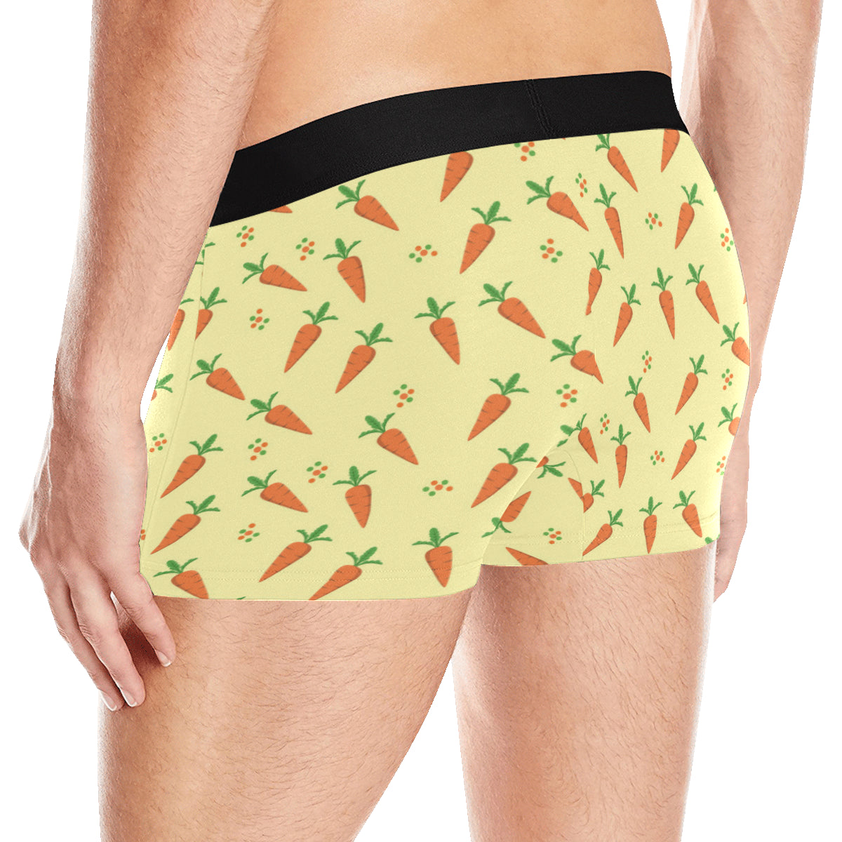 Carrot Pattern Print Design 04 Men's Boxer Briefs