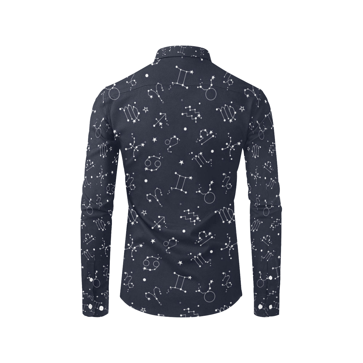 Constellation Pattern Print Design 05 Men's Long Sleeve Shirt