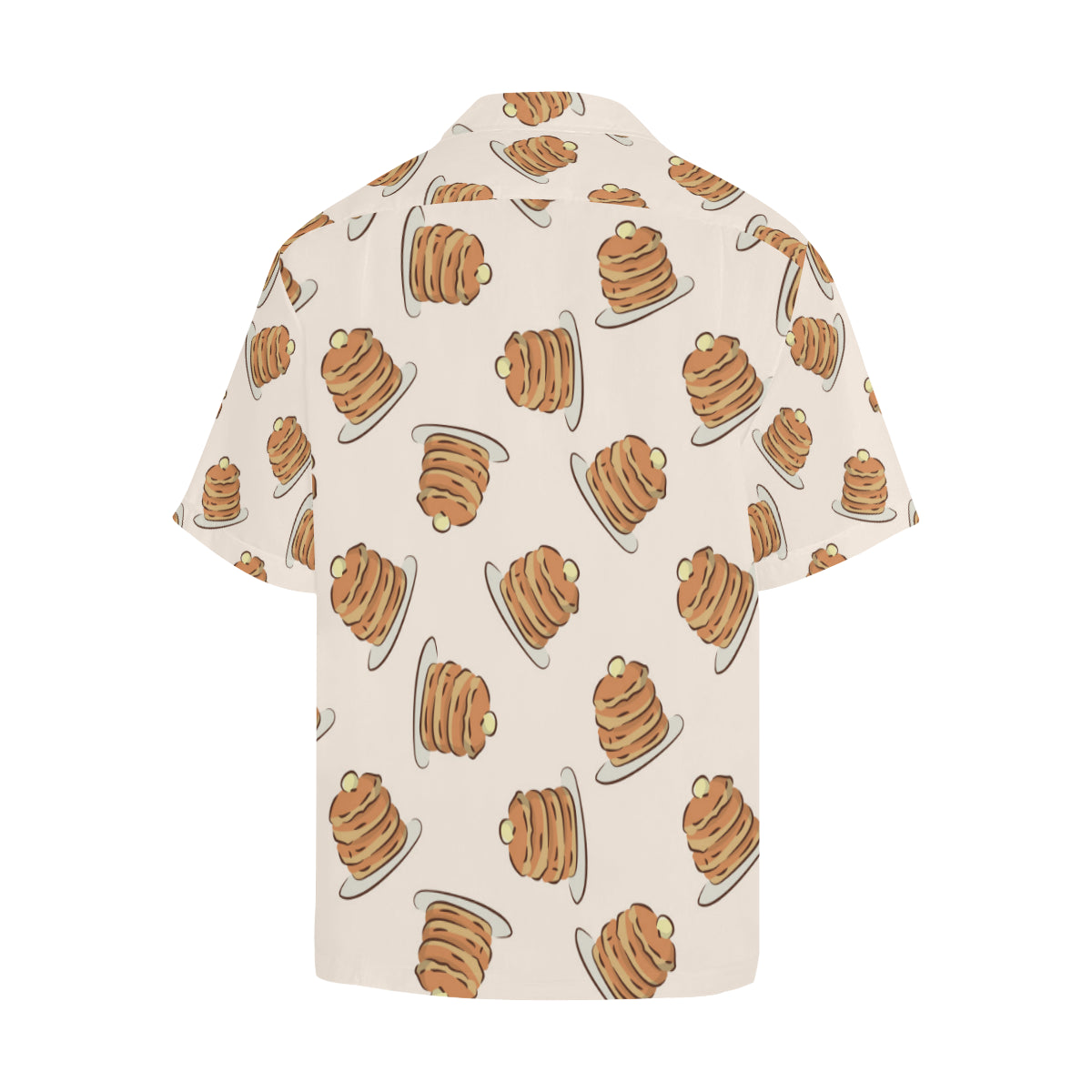 Pancake Pattern Print Design A01 Men's Hawaiian Shirt