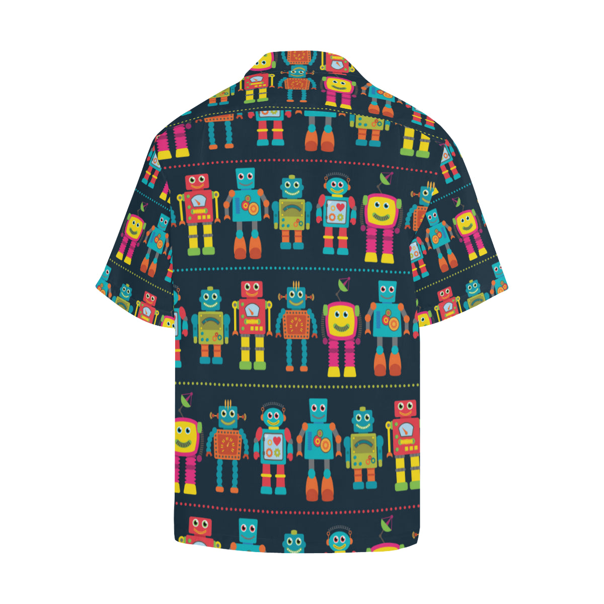 Robot Pattern Print Design A01 Men's Hawaiian Shirt