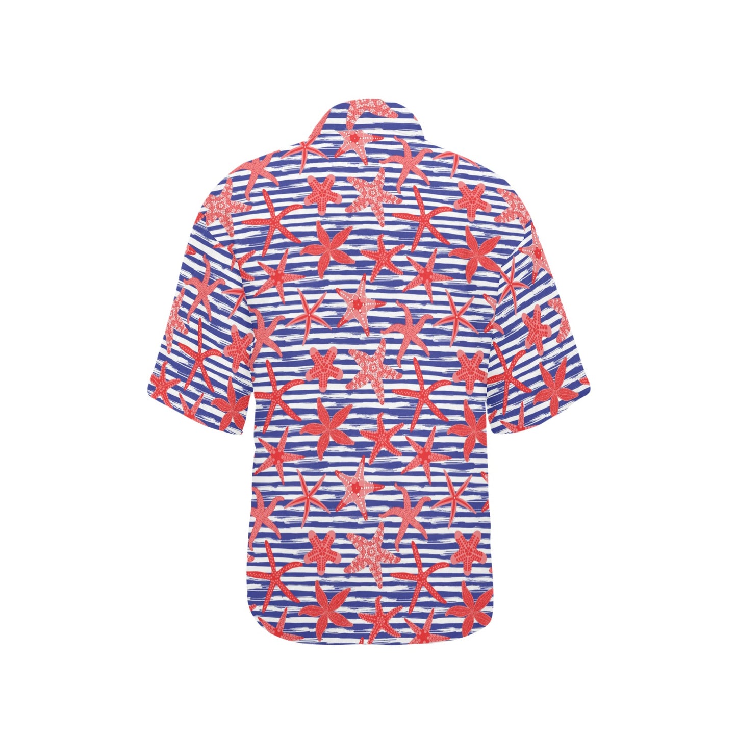 Starfish Print Design LKS401 Women's Hawaiian Shirt