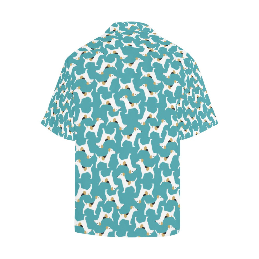 Russell Terriers Print Design LKS301 Men's Hawaiian Shirt