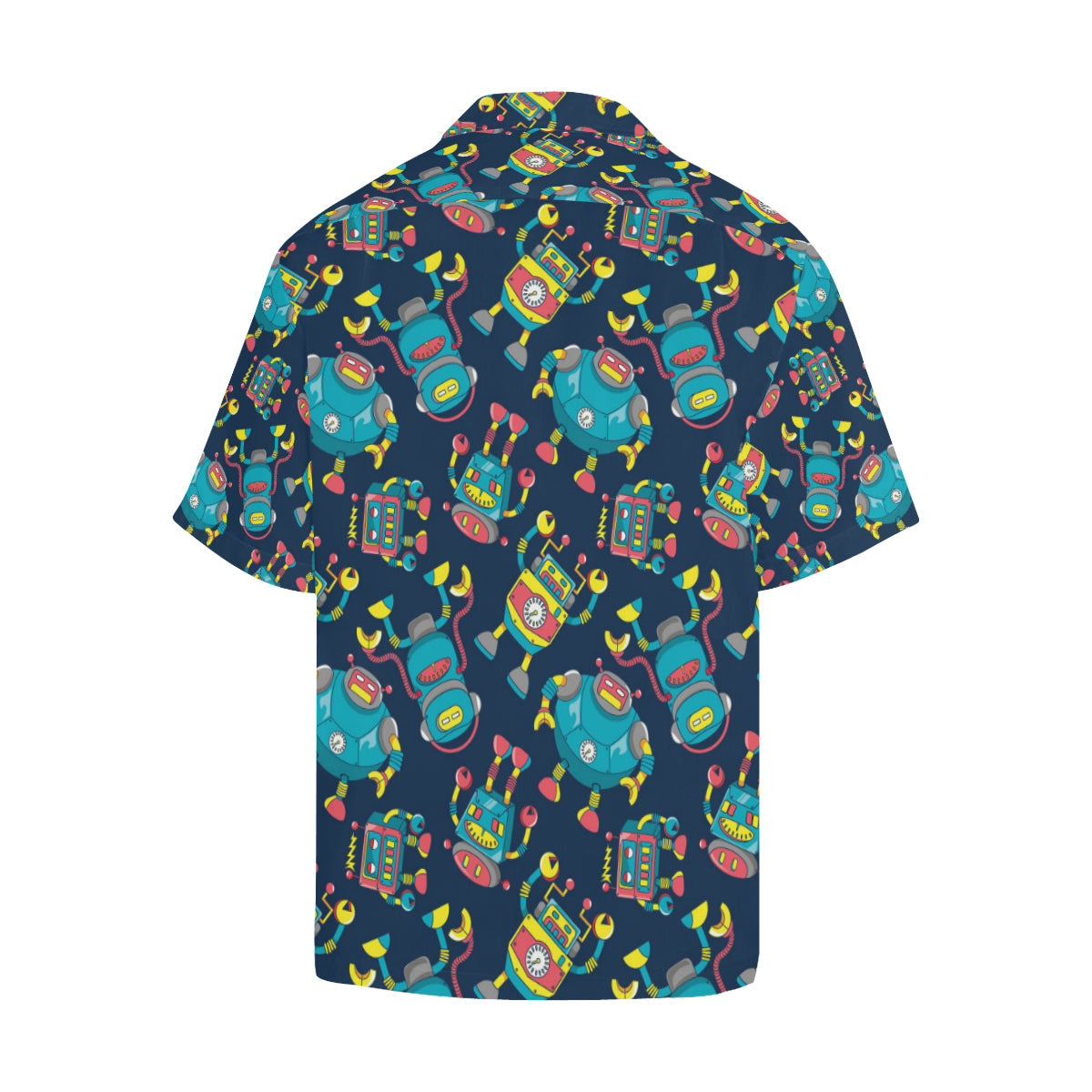 Robot Pattern Print Design A05 Men's Hawaiian Shirt